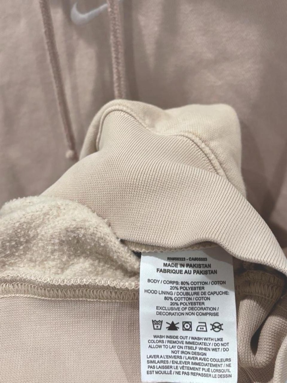 NIKE Center Swoosh Embroidered Oversized Hoodie (Size S) - Picture 6 of 6